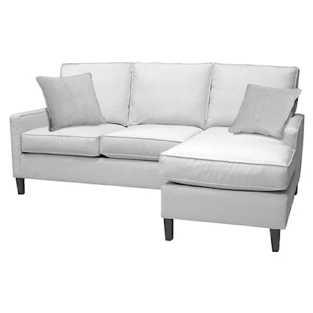 Contemporary 2 Piece Sectional with Chaise